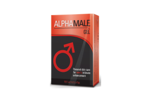 Alpha male gel 10 sachets box