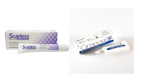 Scarless Silicone Gel vs. cimeosil scar and laser gel