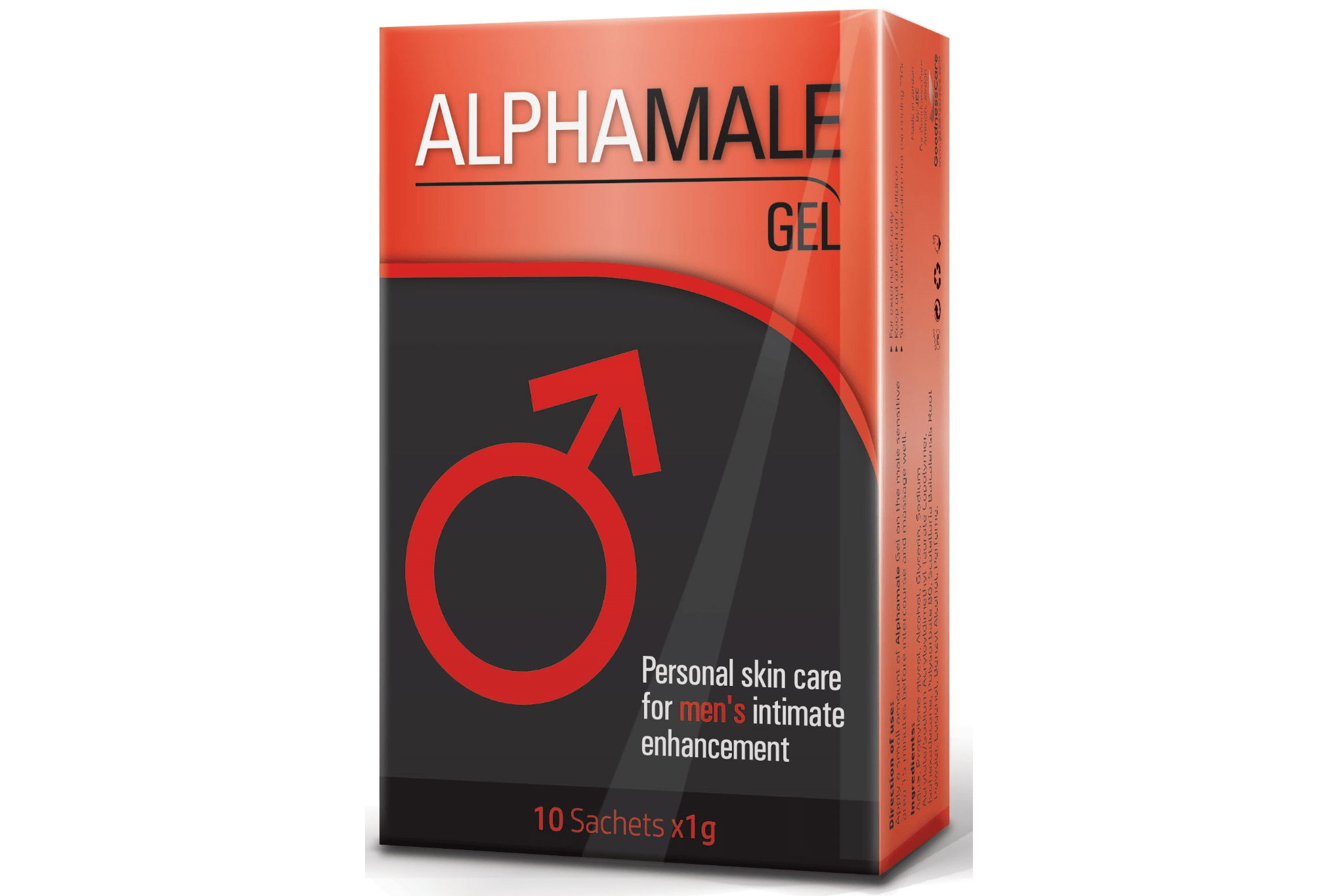 Alphamale Gel 10 Sachets Box
