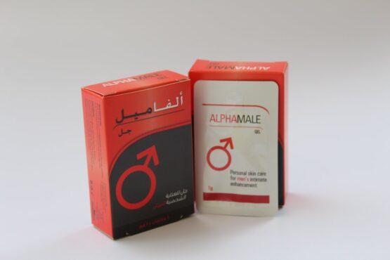 Alphamale Gel Sachets Box And 1 G Sachet Alphamale Gel sachets box and 1 g sachet